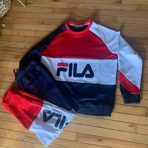 FILA sweat suit!